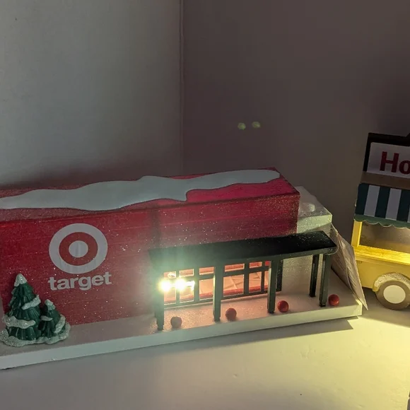 Target Bullseye Playground Christmas Village 4pc Set Gingerbread House Cocoa - Picture 2 of 15
